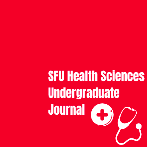 SFU Health Sciences Undergraduate Journal with two digital icons