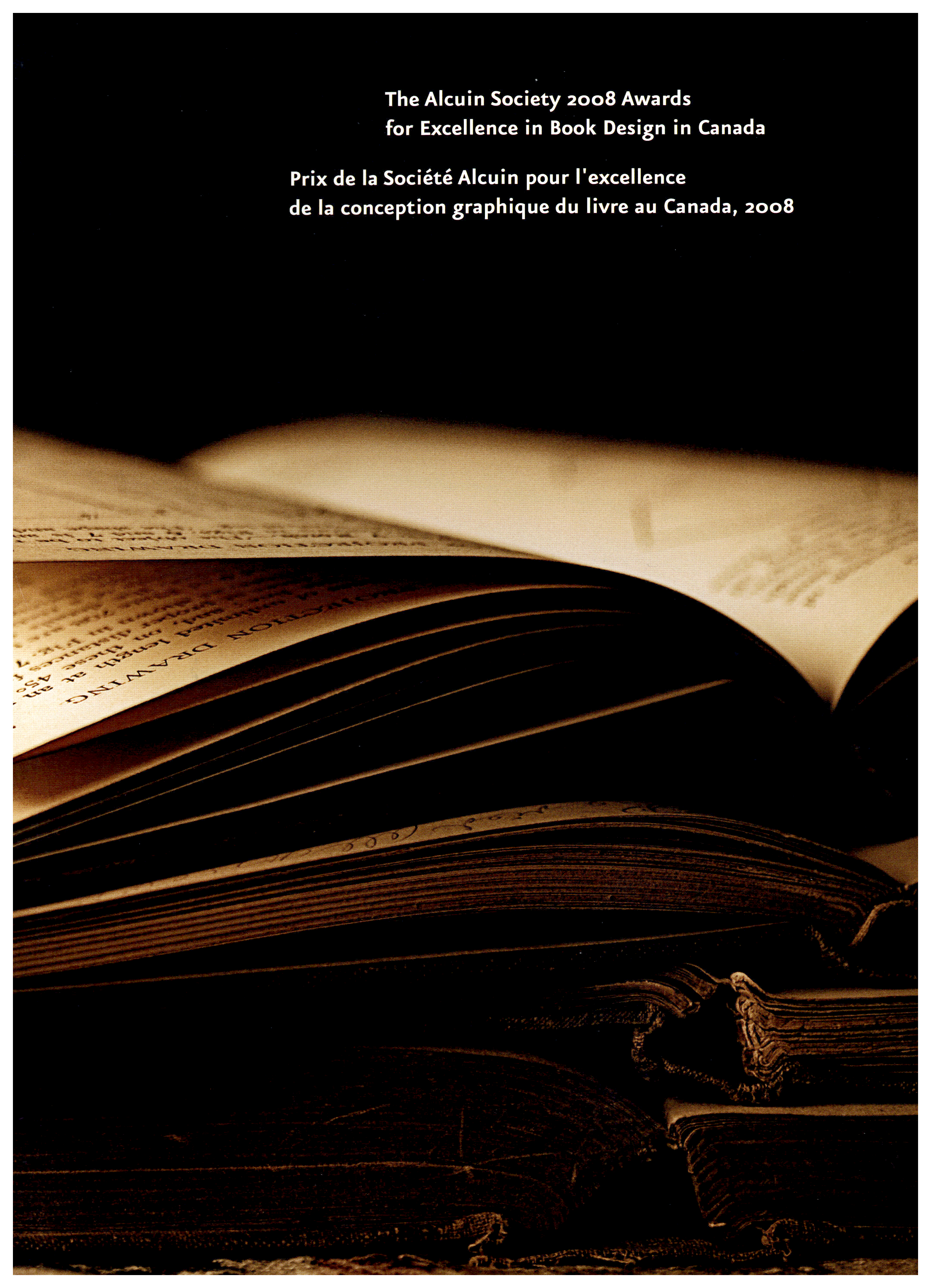 Cover page for 2008 Alcuin Award Winner Catalogue